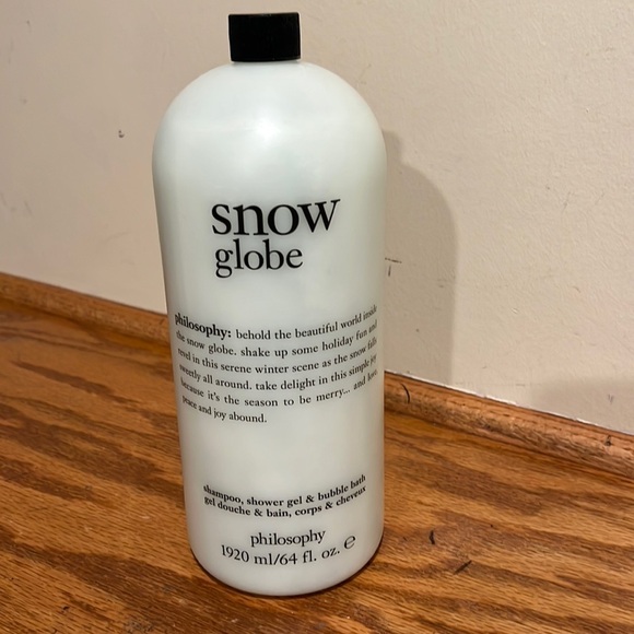 Philosophy Mega Size 64 oz Snow Glove Shower Gel, Shampoo & Bubble Bat - Picture 3 of 6
